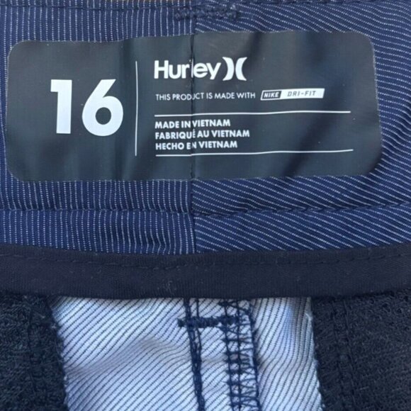 Hurley Nike Men's Dri-Fit Chino Shorts Size 16 Golf Stretch Outdoors Blue Active - Picture 5 of 6